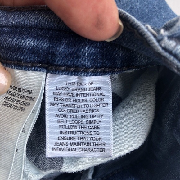Lucky Brand Brooke Legging Jeans Womens Sz 8/29 Ripped Mid Rise Stretch Denim - Picture 9 of 11